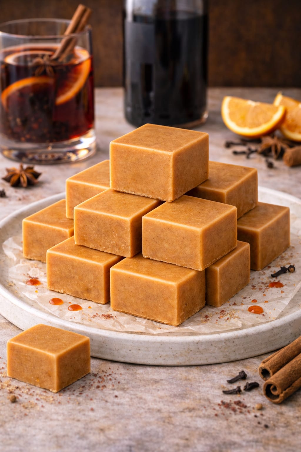 Mulled Wine Fudge